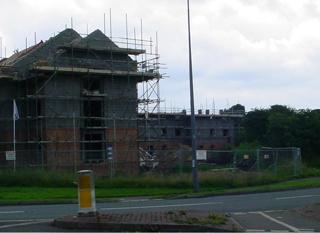 Housing development in progress. Photo copyright to Durham County Council