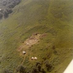 Where to dig? Aerial photo of Forcegarth North excavations