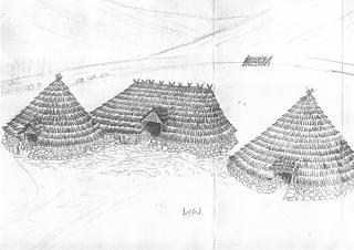 Ian T Wardle's reconstruction sketch: Forcegarth North