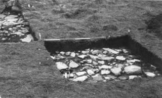 Forcegarth Pastures: Paved area outside main house and extending towards main entrance
