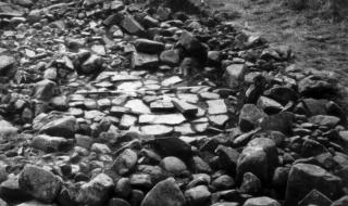 Forcegarth Pastures: Main house, south chamber, western division during the 1973 excavation