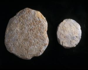 Forcegarth Pastures: archive photograph of stone pot lids