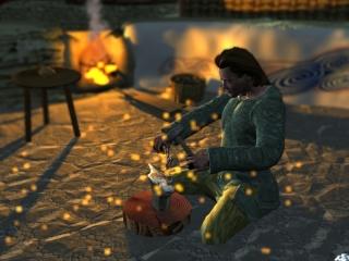 Blacksmith at work