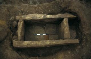 Emptied cist 1 at Low Hauxley