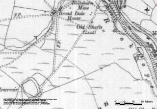 Ordinance Survey Map of Peg's Hole