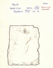 Thrislington: stone roof tile sketch