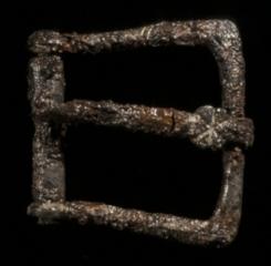 Thrislington: copper alloy buckle