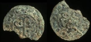 copper alloy jetton from Thrislington