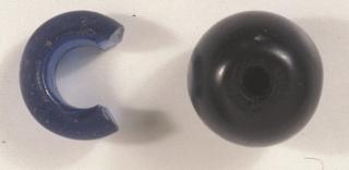 Thrislington: blue glass beads found in manor backyard