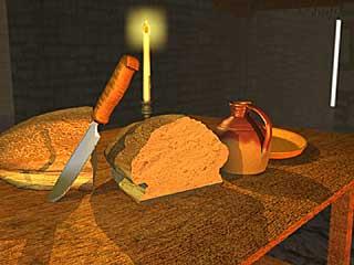 Manor Kitchen: bread and knife