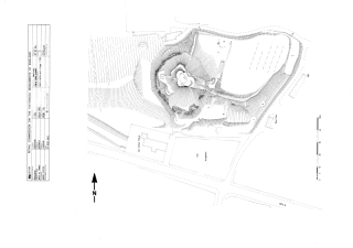 RCHME plan of Wark, 1:500 scale. Crown copyright. NMR
