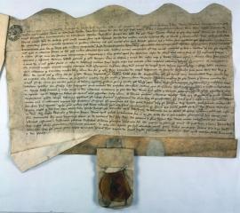 Indenture manuscript.