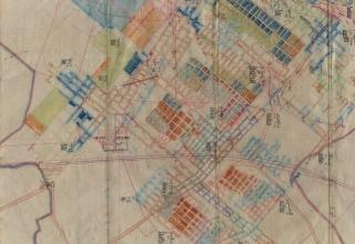 Plan of Woodhorn underground workings. Reproduced with the permission of Wardell Armstrong Consulting Engineers.
