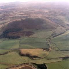 Yeavering and Yeavering Bell from Air
