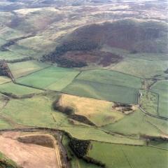 Oblique aerial photo of Yeavering